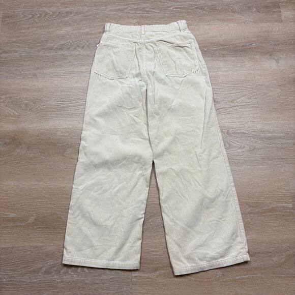 NWT‎ BDG Urban Outfitters Corduroy High & Wide Pants Women’s 29 Color Cream - Picture 8 of 9